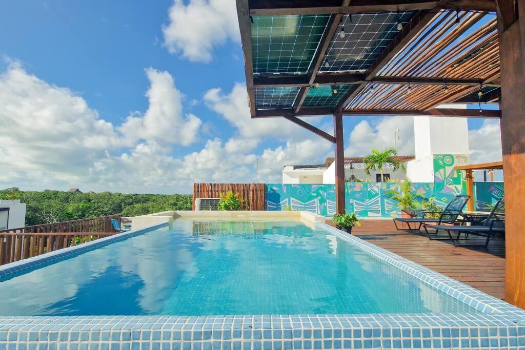 Appartement Eco-Friendly And Modern Loft 4 By Noox à Tulum Extérieur photo