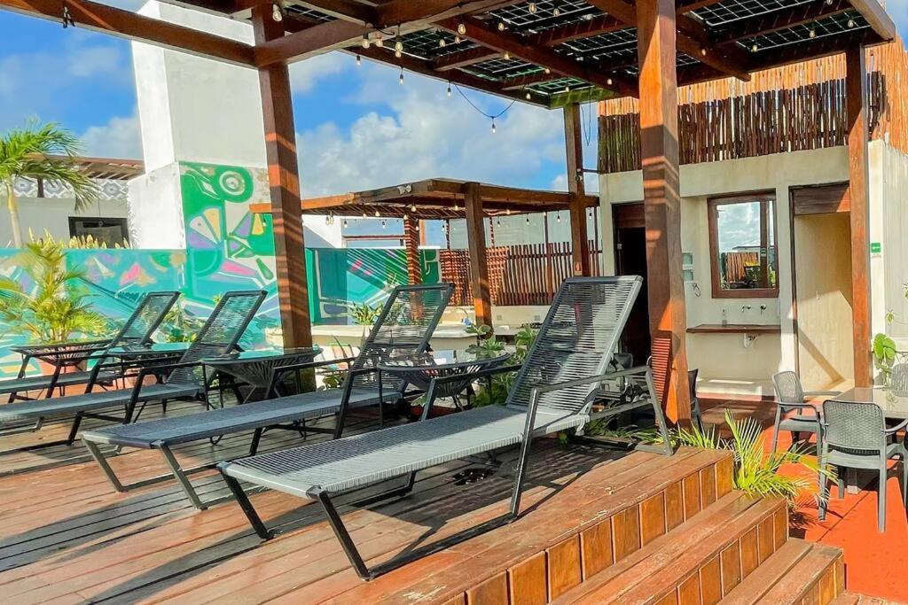 Appartement Eco-Friendly And Modern Loft 4 By Noox à Tulum Extérieur photo